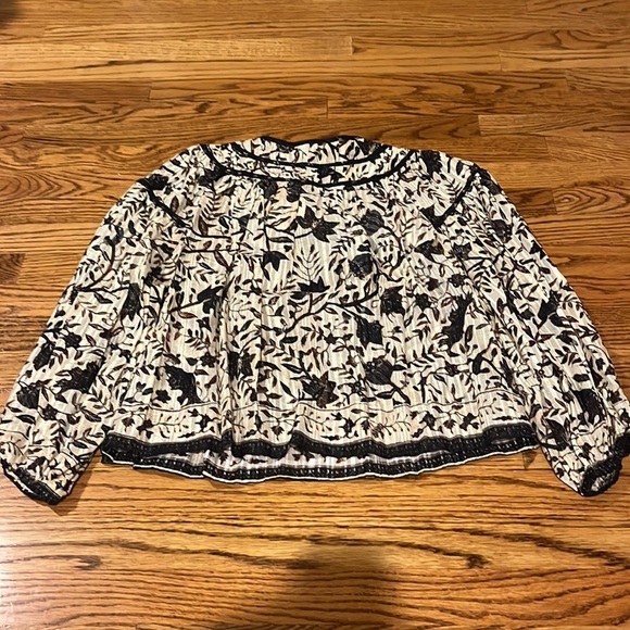 NWT Ulla Johnson Woman’s Multi Kirana Birds of PF Top Size 0 - Picture 4 of 5